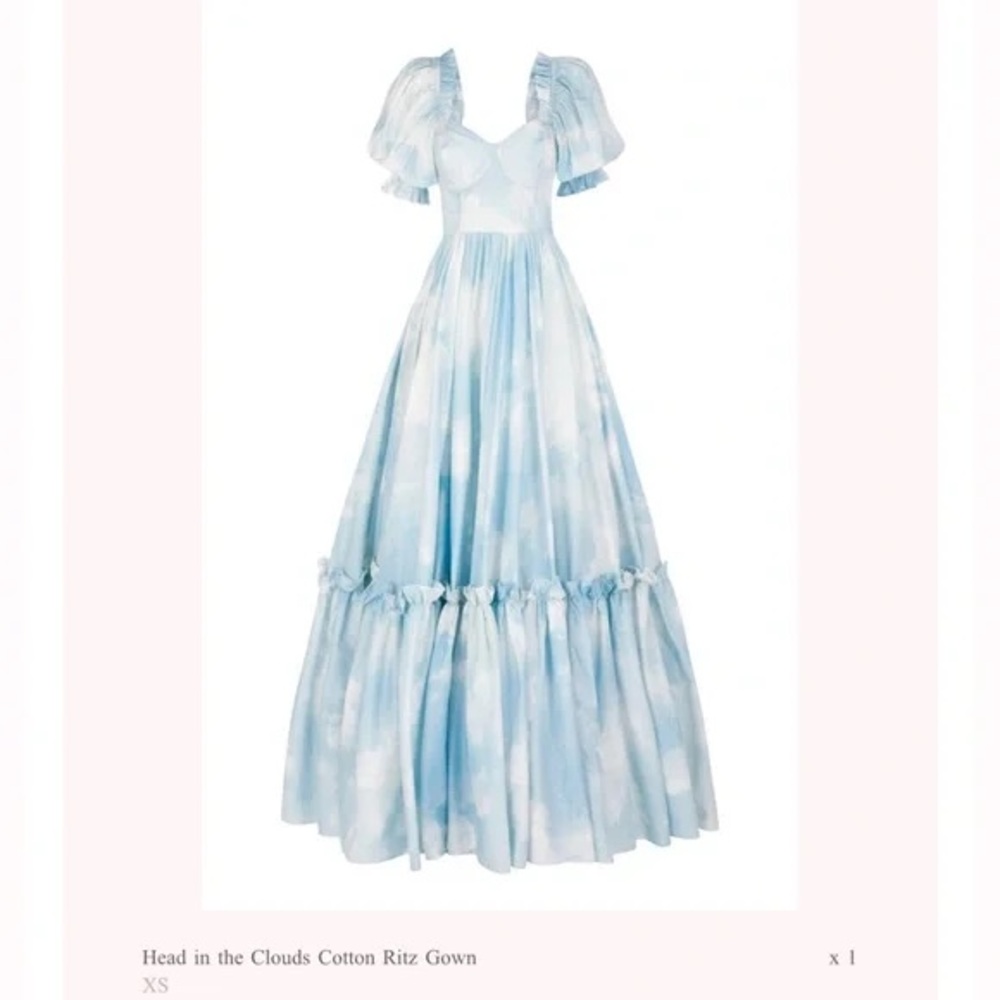Selkie COTTON head in the clouds Ritz gown